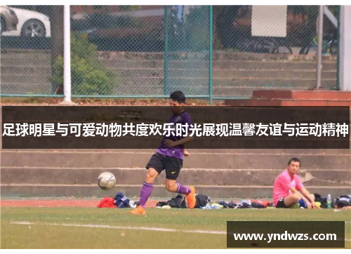 足球明星与可爱动物共度欢乐时光展现温馨友谊与运动精神