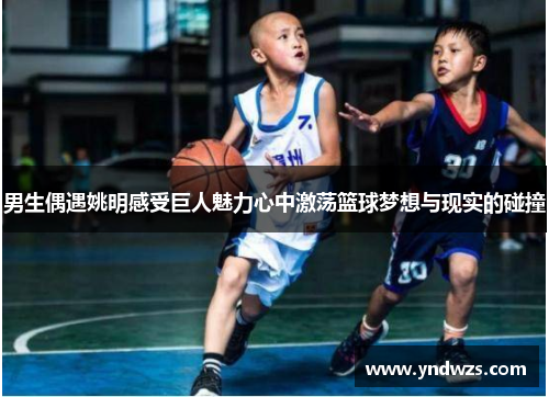 男生偶遇姚明感受巨人魅力心中激荡篮球梦想与现实的碰撞